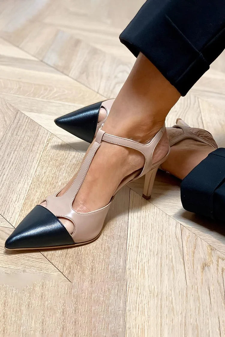 Evrardine | Two-Tone Pointed Pump