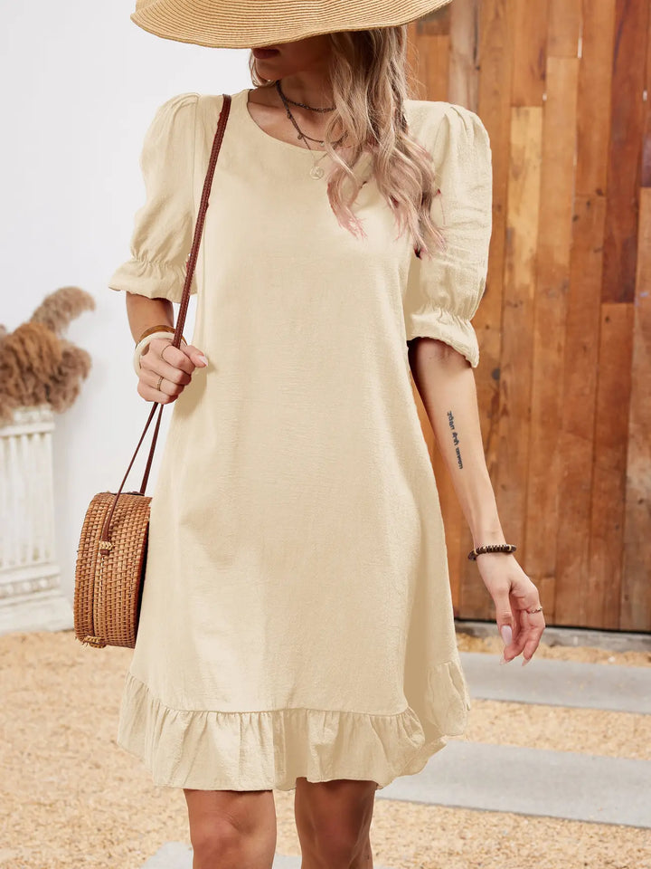 Evi - Half-Sleeve Casual Dress