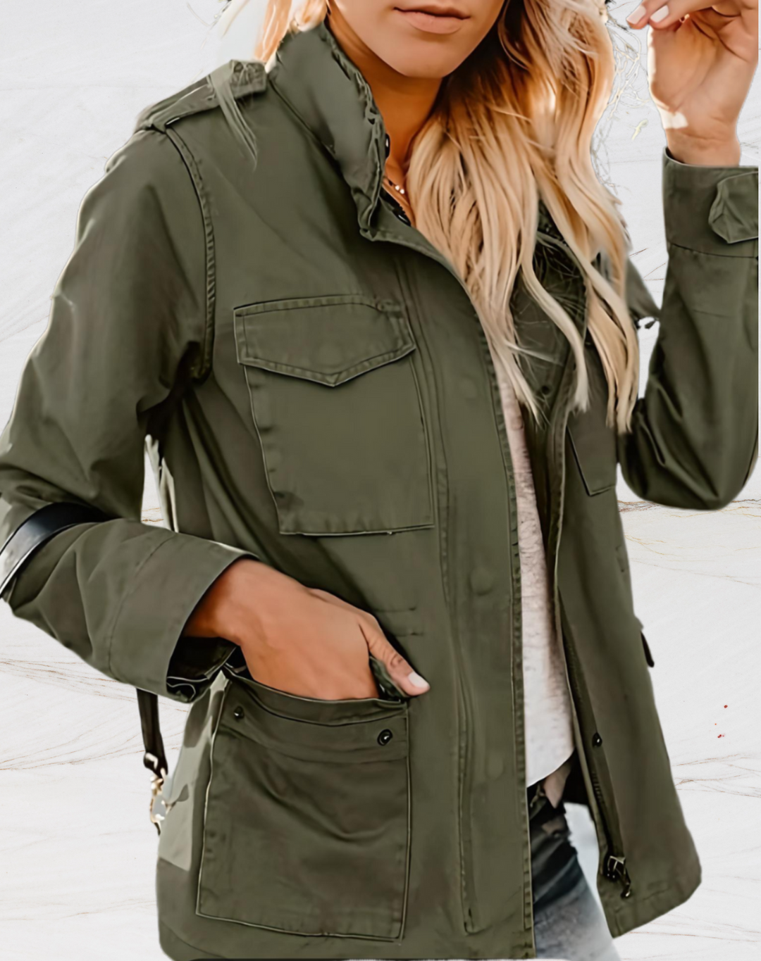 Thilde | Stylish Casual Utility Jacket