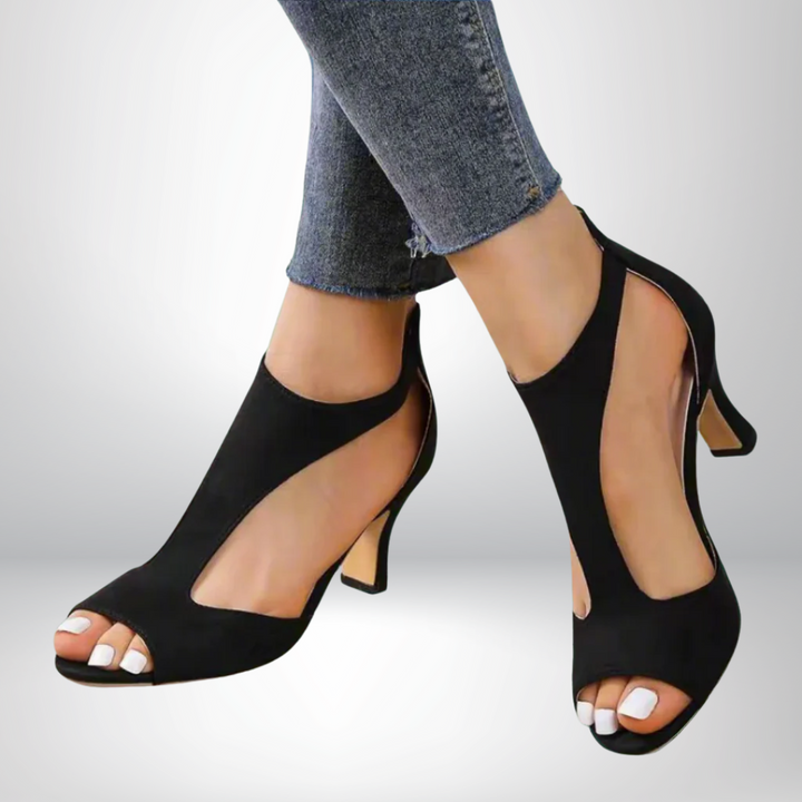 Heidrun | Elegant and Comfortable Heeled Sandals