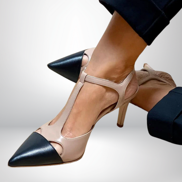 Evrardine | Two-Tone Pointed Pump