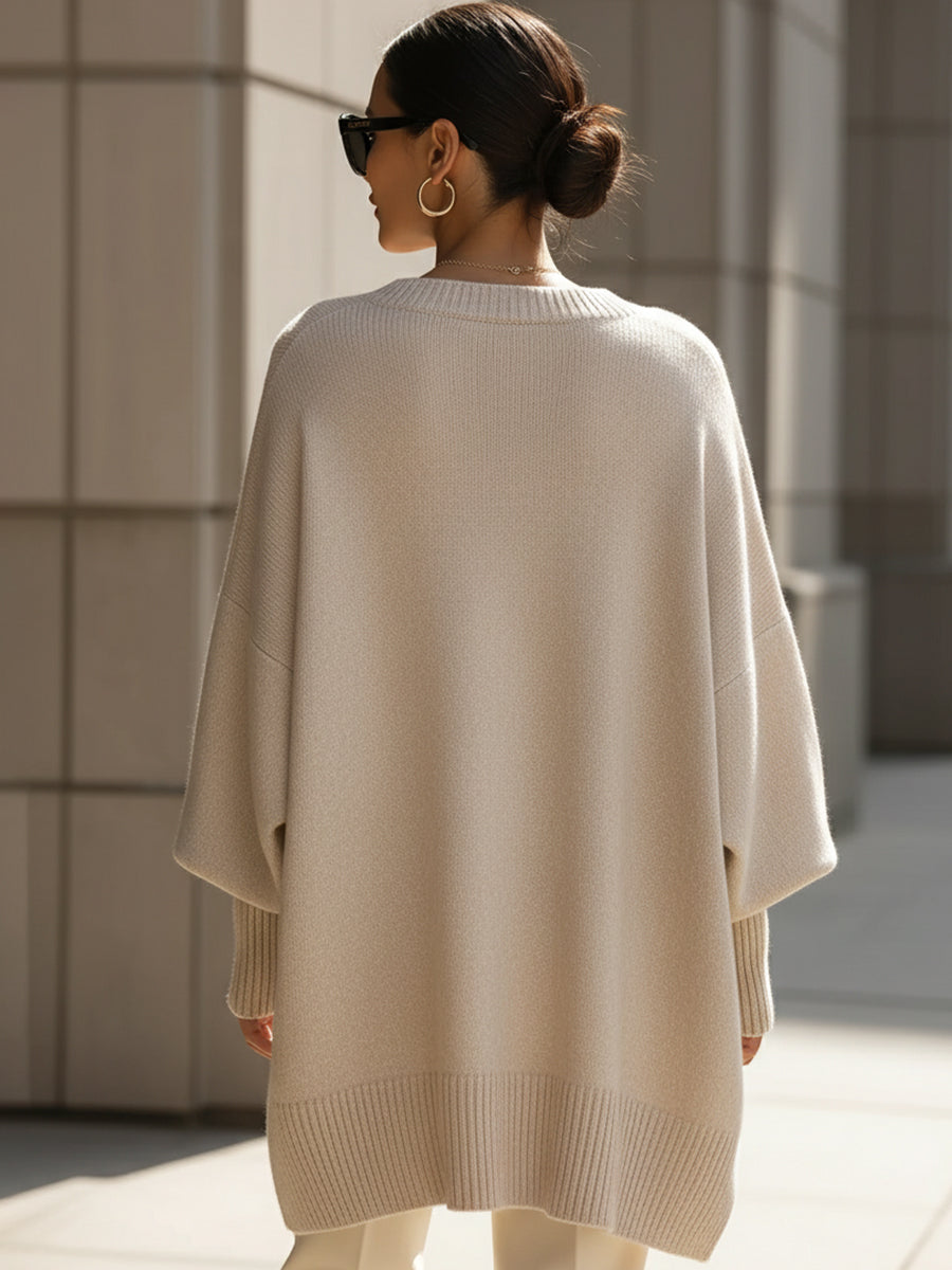 Victoria | Oversized Poncho Sweater