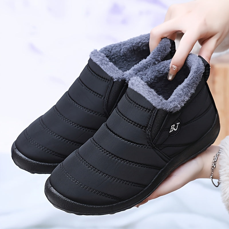 Victoria | Warm Winter Slip-On Boots
