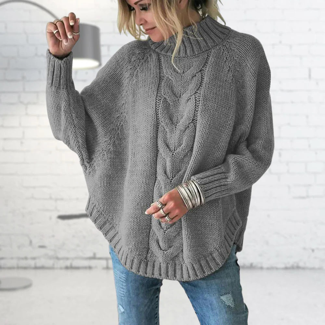 Elysian | Knitted Sweater with Cable Pattern
