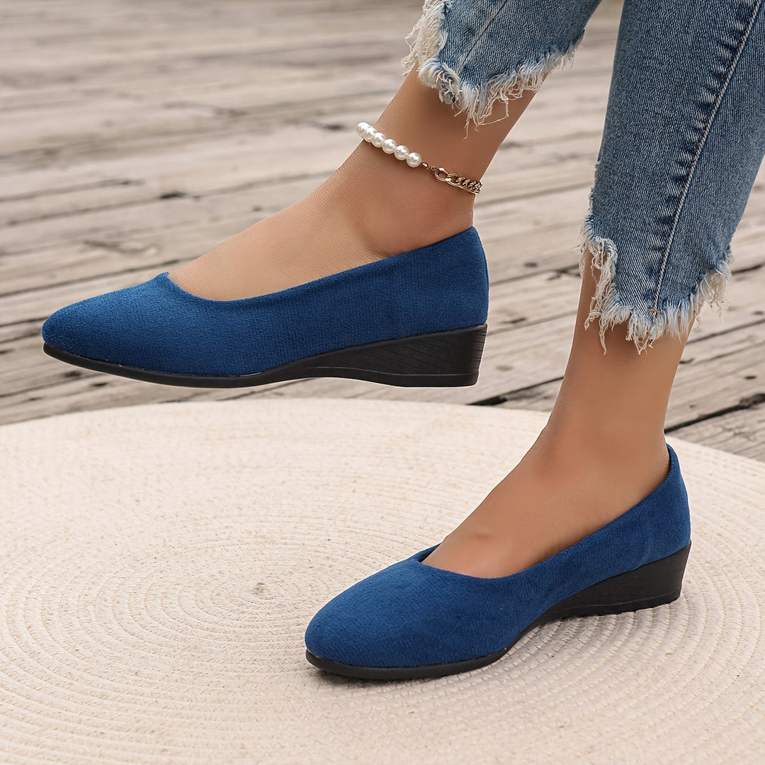 Madison™ – Comfortable wedge-heel ballet flats
