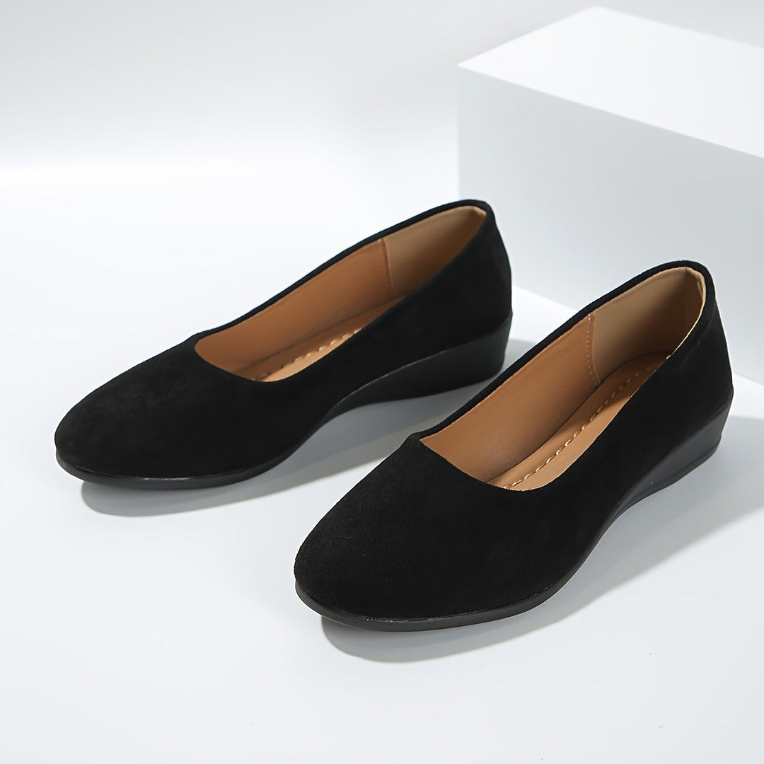 Madison™ – Comfortable wedge-heel ballet flats