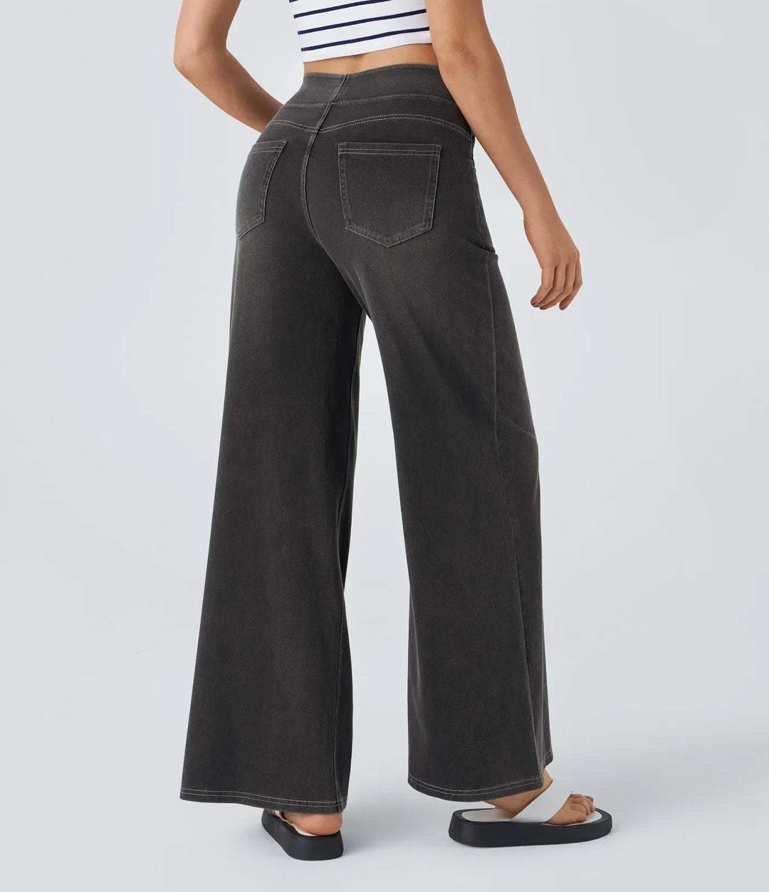 Victoria | High-Waisted Elastic Trousers with a Comfortable Fit