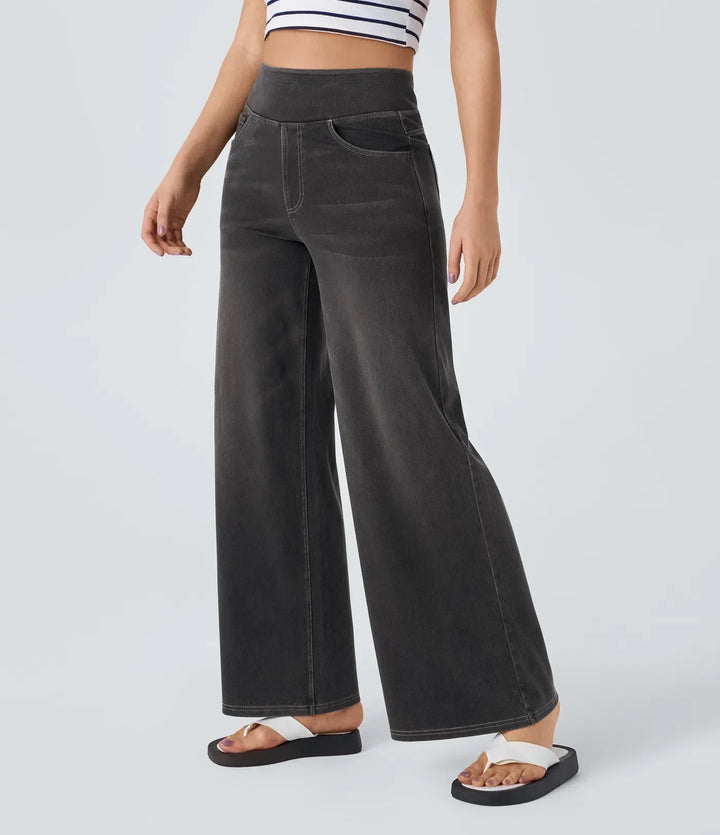 Victoria | High-Waisted Elastic Trousers with a Comfortable Fit