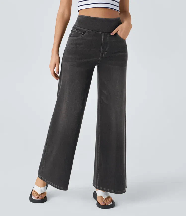 Victoria | High-Waisted Elastic Trousers with a Comfortable Fit
