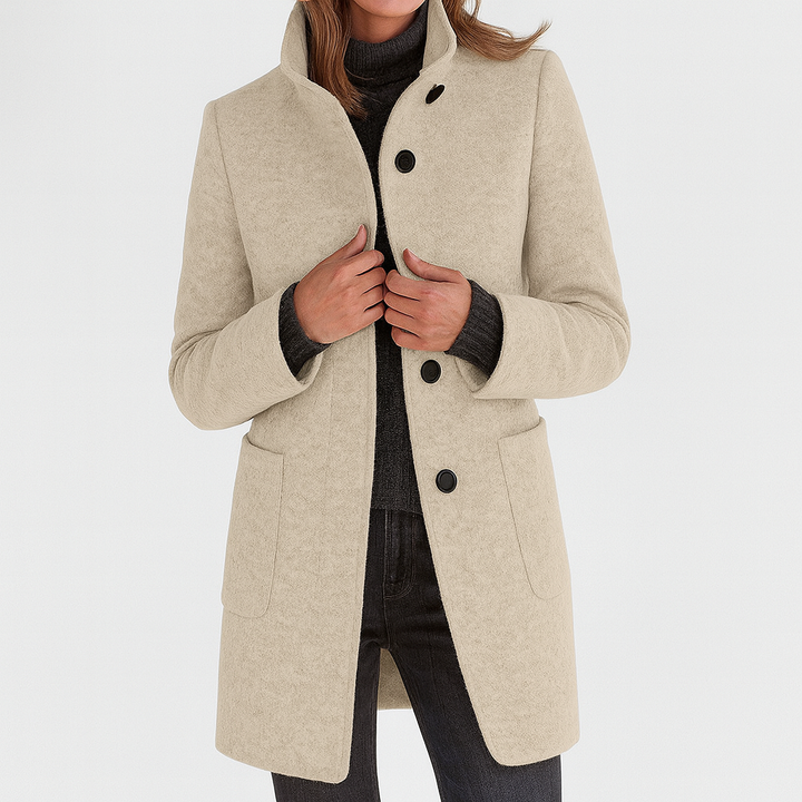 Victoria | Ladies Coat with High Collar