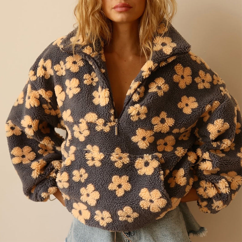 Daisy - Blooming Fleece Pullover