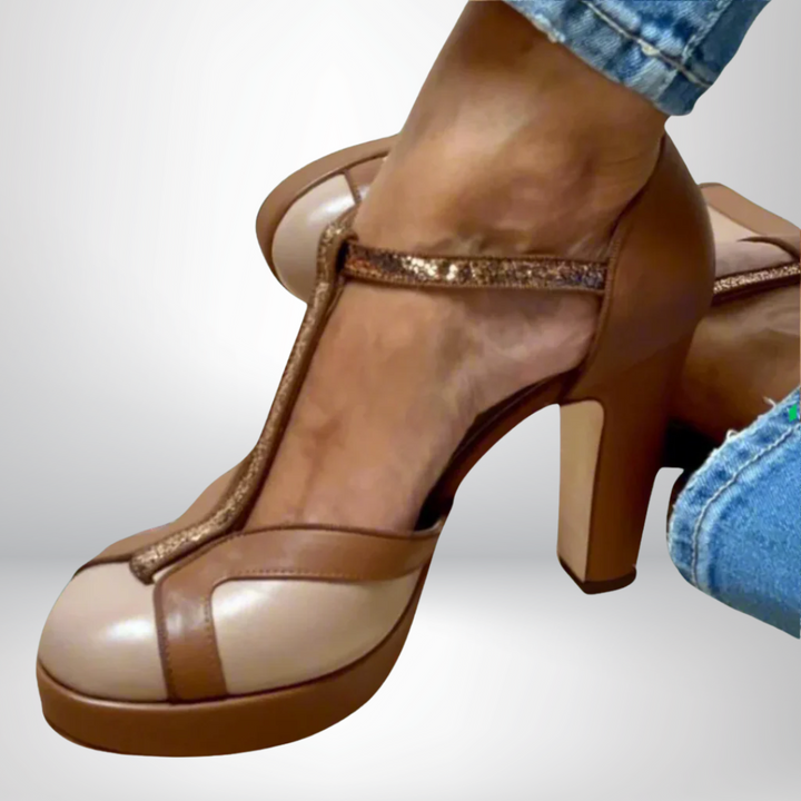 Criselmara™ | Elegant and Comfortable Heeled Sandals