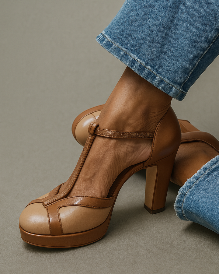 GIULIANA | T-BAR STRAP PUMPS