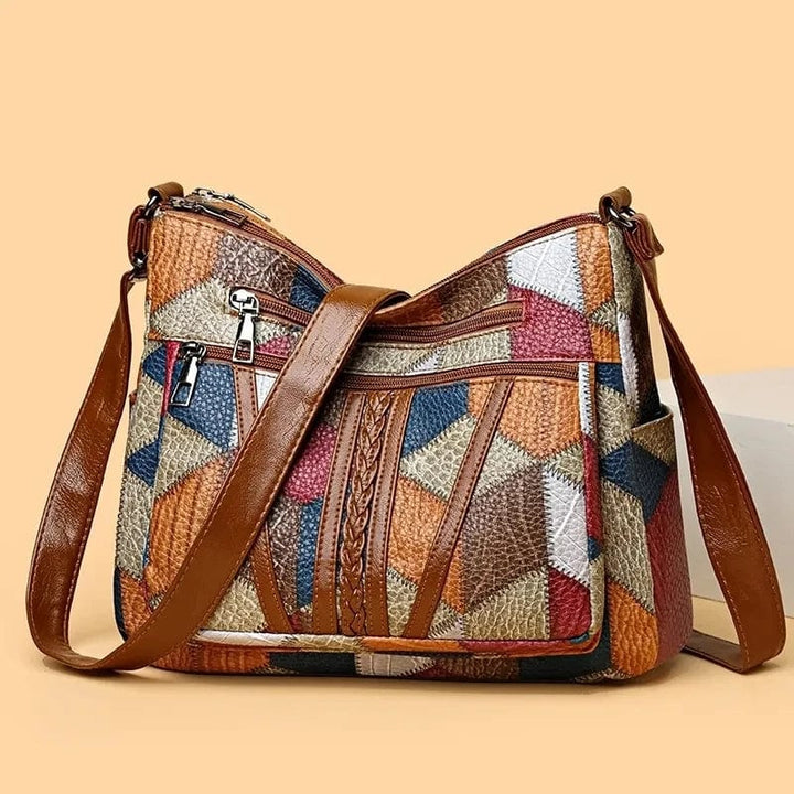 Victoria™ | Mosaic leather handbag