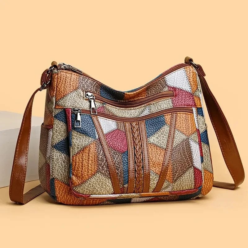 Victoria™ | Mosaic leather handbag