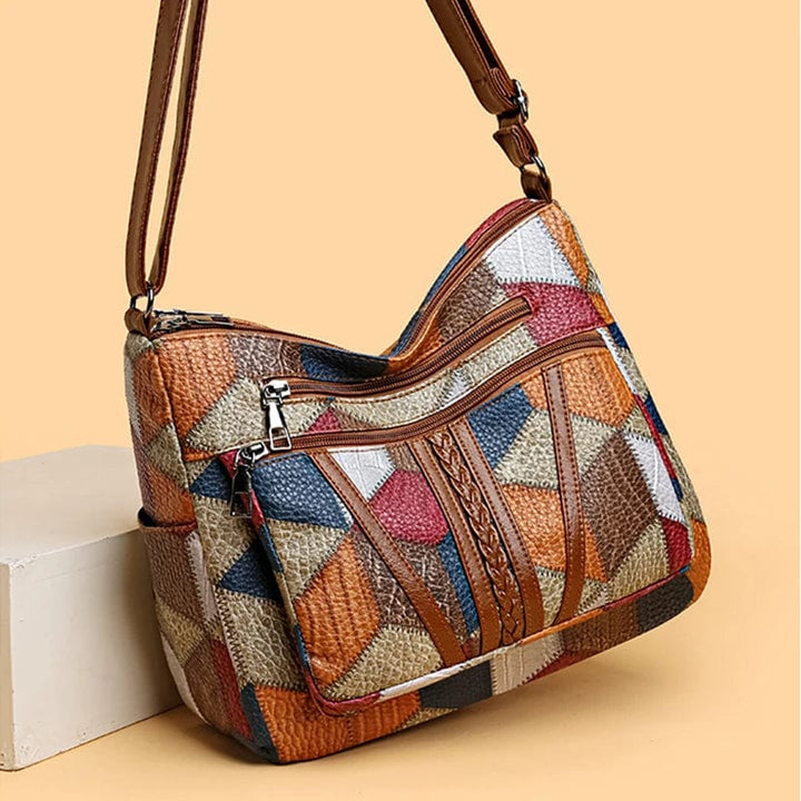 Victoria™ | Mosaic leather handbag