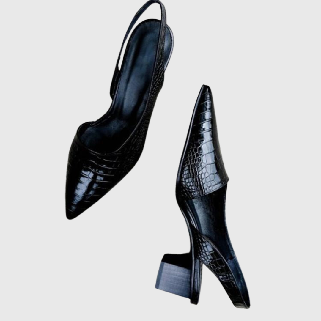 Isabella™ - Elegant Leather Heels