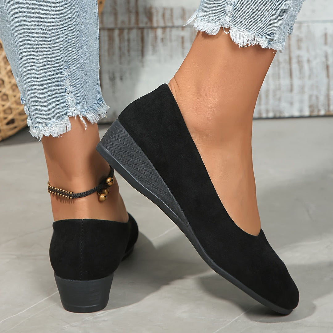 Madison™ – Comfortable wedge-heel ballet flats