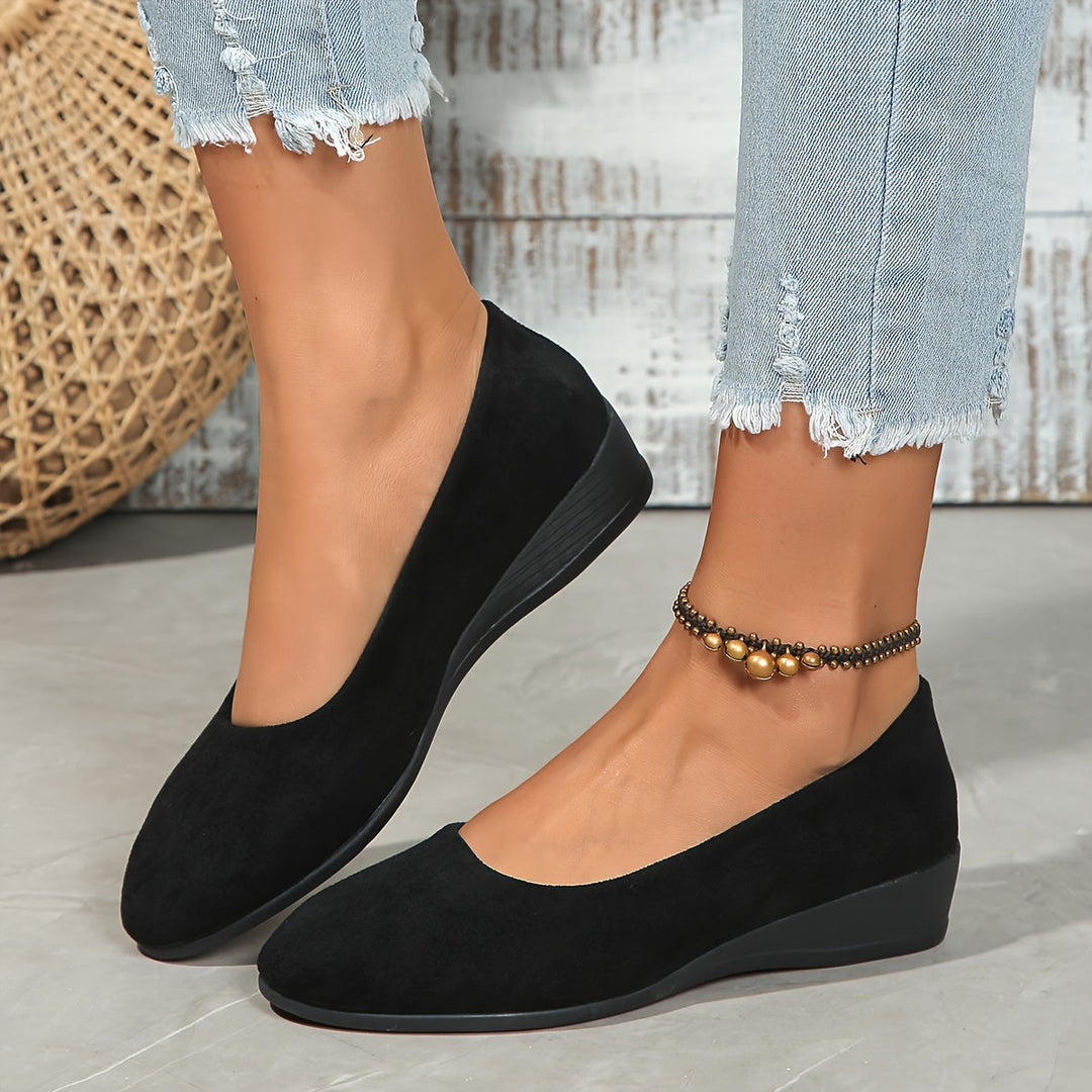 Madison™ – Comfortable wedge-heel ballet flats