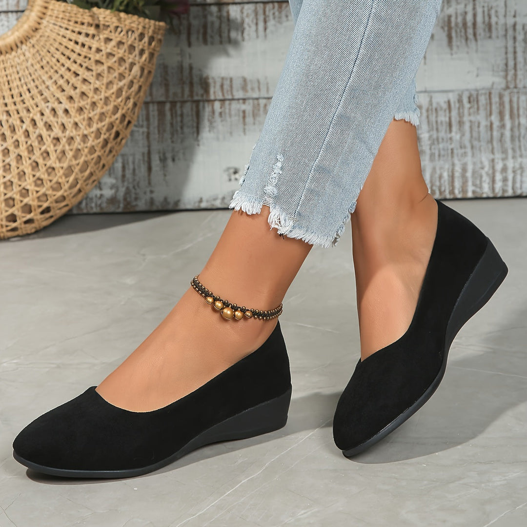 Madison™ – Comfortable wedge-heel ballet flats