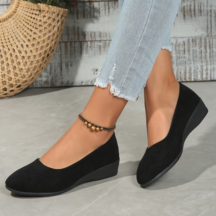 Madison™ – Comfortable wedge-heel ballet flats
