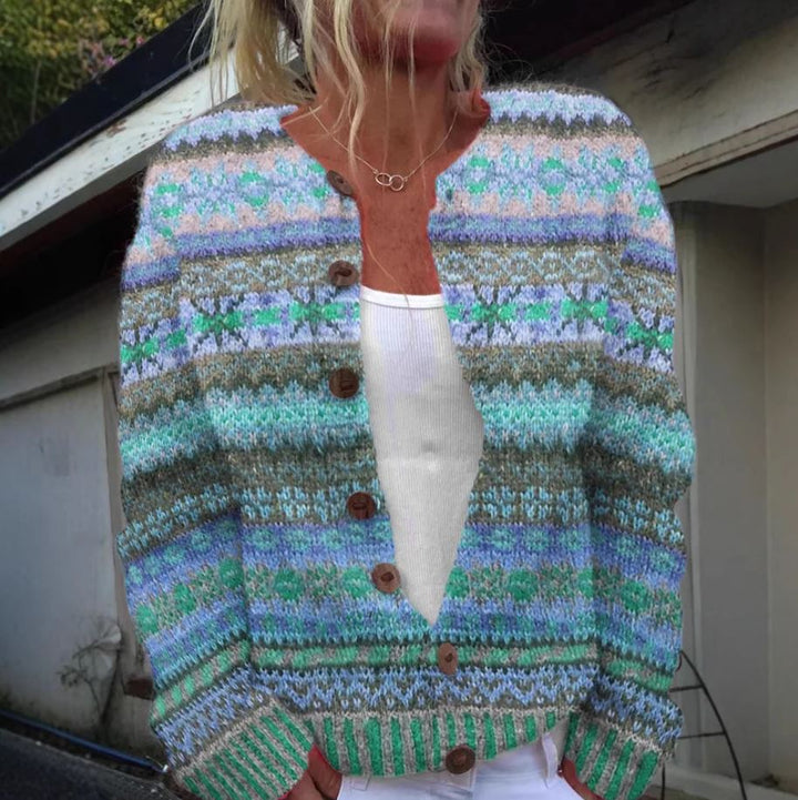 Lotte | Light Cardigan with Playful Print