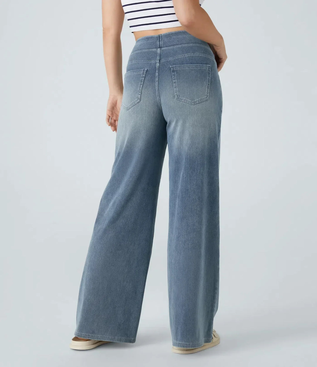 Victoria | High-Waisted Elastic Trousers with a Comfortable Fit