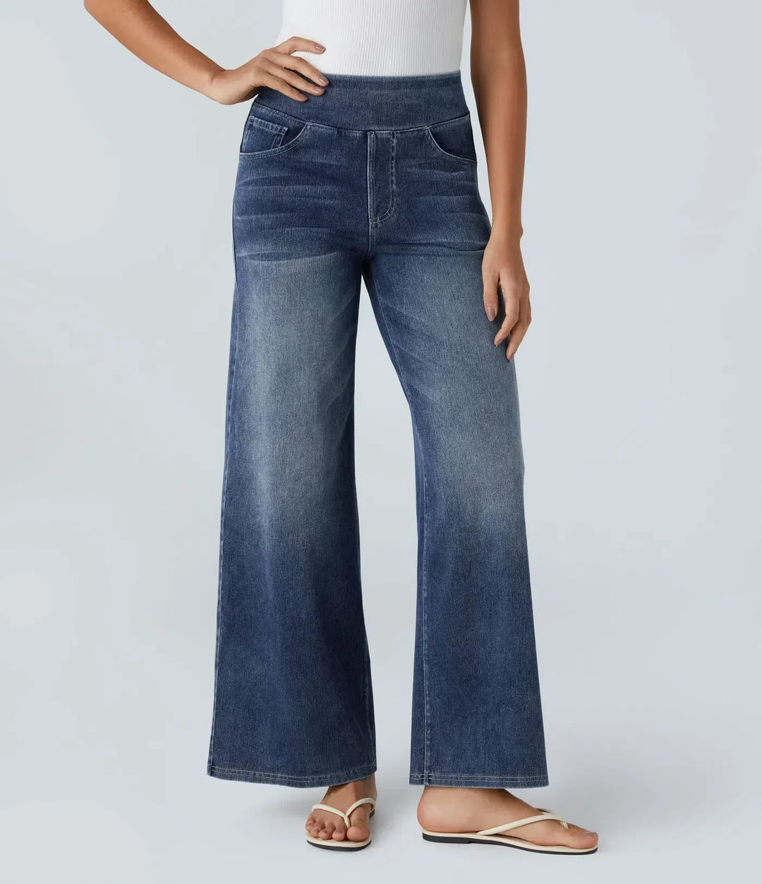 Victoria | High-Waisted Elastic Trousers with a Comfortable Fit