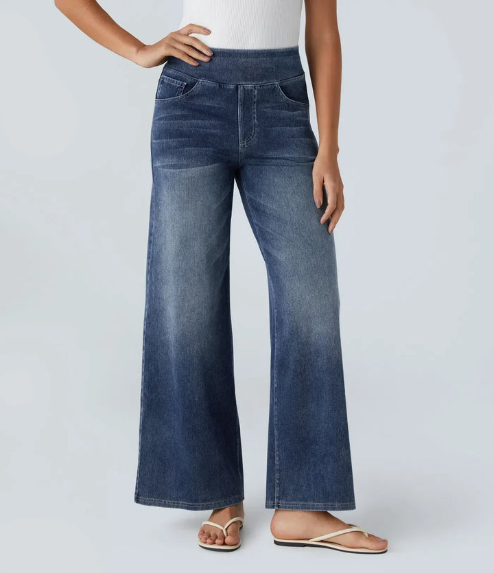 Victoria | High-Waisted Elastic Trousers with a Comfortable Fit