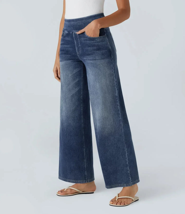 Victoria | High-Waisted Elastic Trousers with a Comfortable Fit
