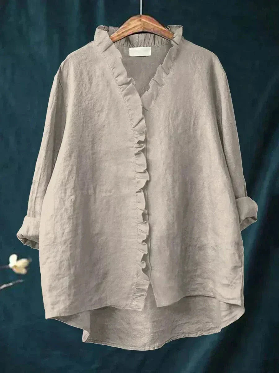 Victoria™ | The Timeless Linen Blouse