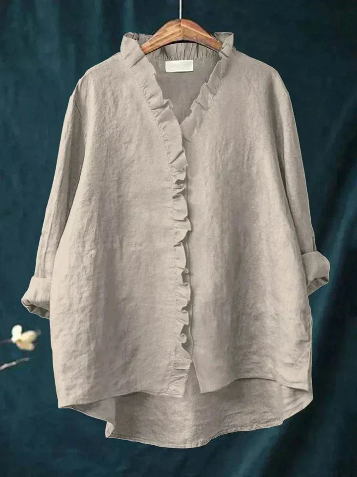 Victoria™ | The Timeless Linen Blouse