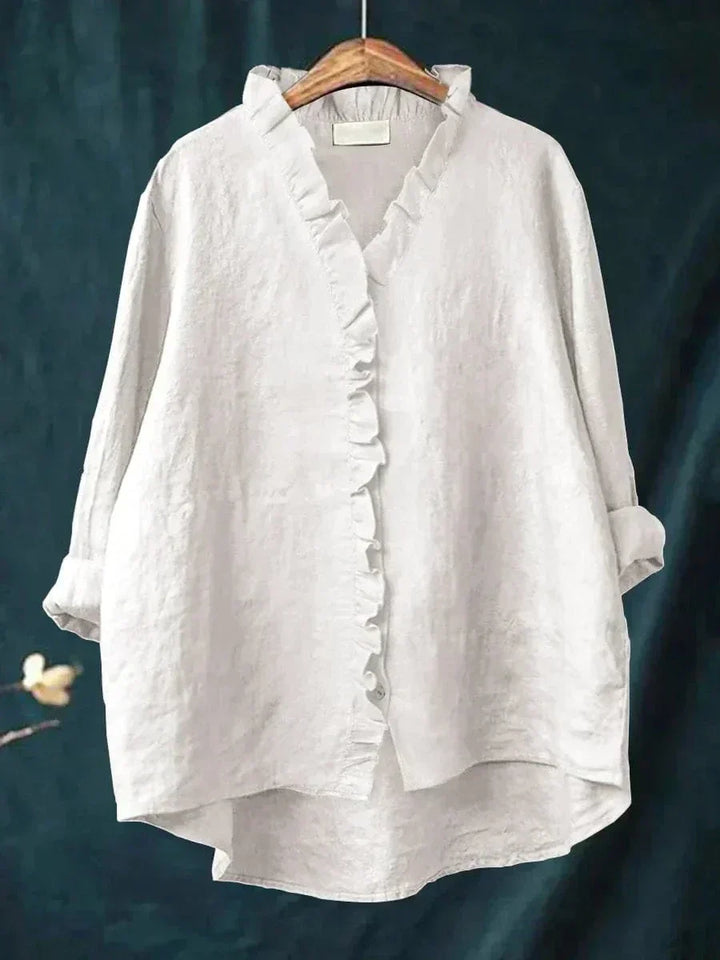Victoria™ | The Timeless Linen Blouse