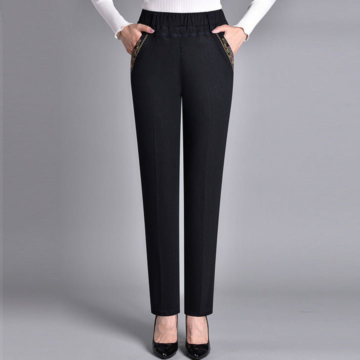 Victoria® | Women’s Jeans with Side Pockets and Elastic Waist