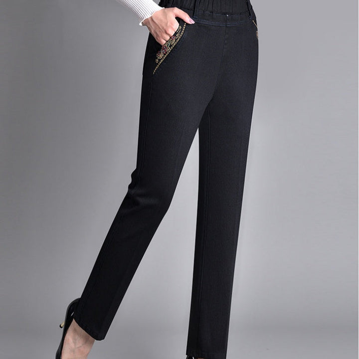 Victoria® | Women’s Jeans with Side Pockets and Elastic Waist