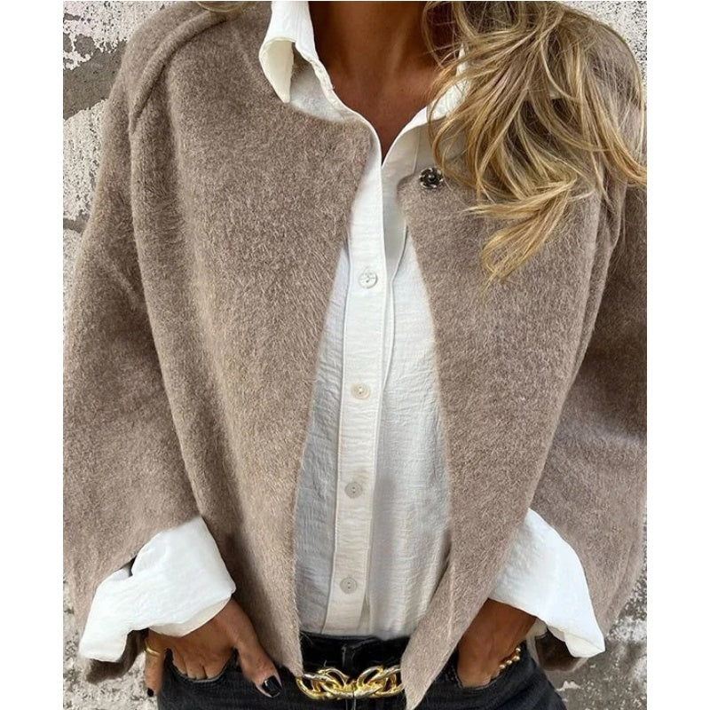 Elise™ - Short jacket with chic flared sleeves