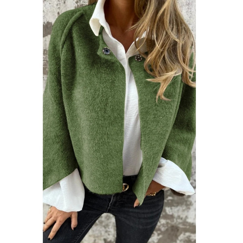Elise™ - Short jacket with chic flared sleeves