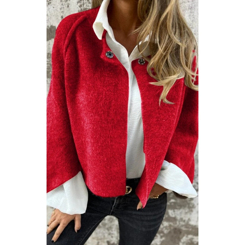 Elise™ - Short jacket with chic flared sleeves