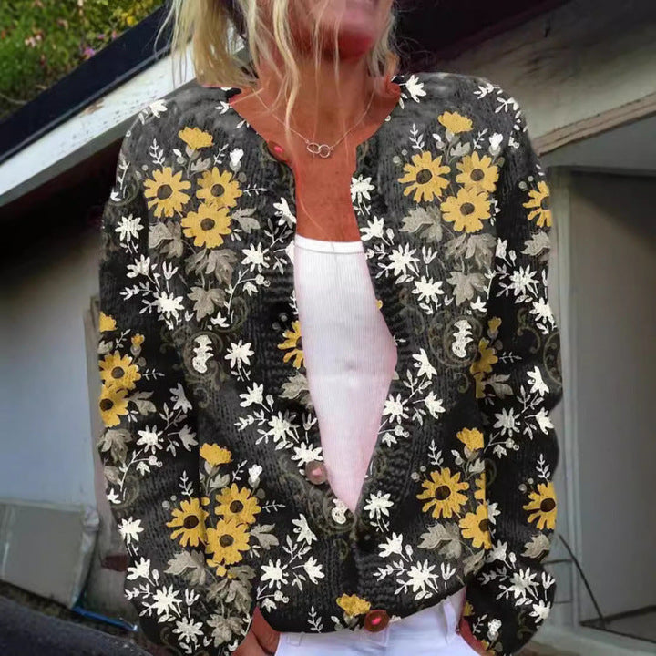 Lotte | Light Cardigan with Playful Print