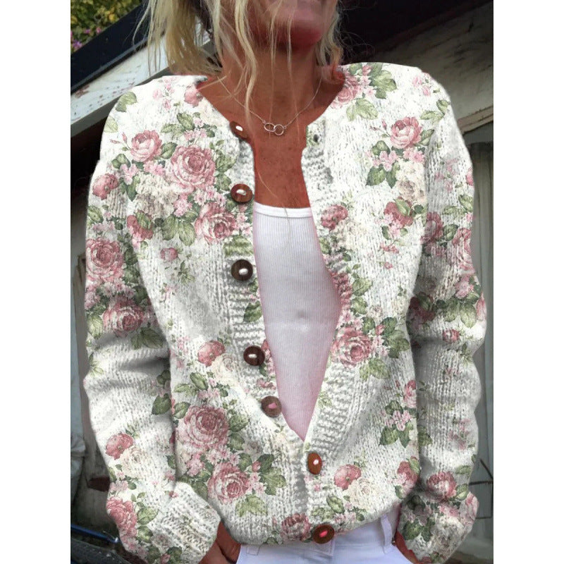 Lotte | Light Cardigan with Playful Print