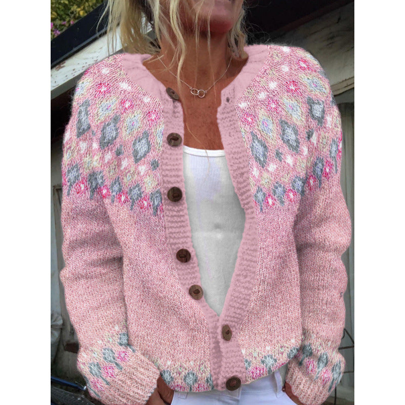 Lotte | Light Cardigan with Playful Print